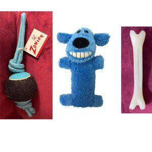 Three Brand-new Dog Toys, Small/Medium